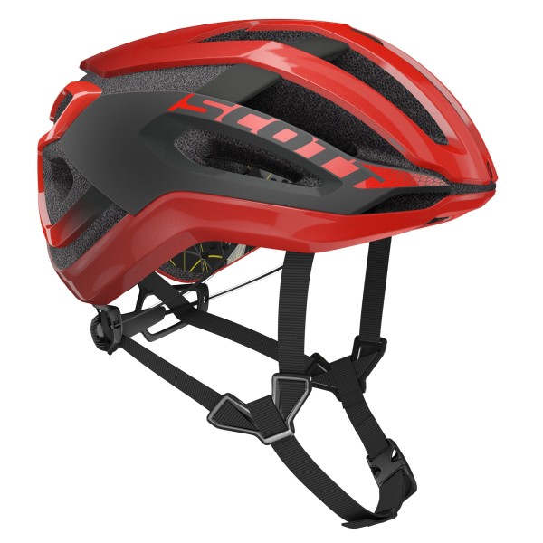 Casco Scott Centric Plus Red Fire